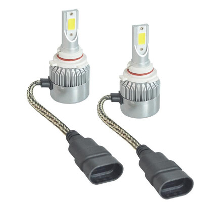 

2Pcs Car LED Headlight Bulbs LED Driving Lamp All-in-one Conversion Kit 9005 36W 6000LM