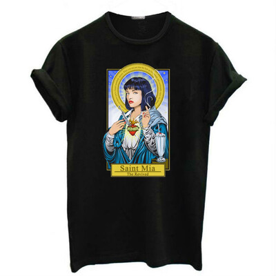 

Women Summer Fashion Concise Casual Personality All-match Cartoon Pattern T-shirts