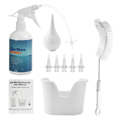 

Household Practical Ear Wash Kit Easy Using Ears Cleaning Tool Suite Earwax Removing Product