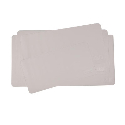 

BUBM PU Leather Protector Pad Mouse Pad Mat Desk Writing Mat Waterproof Anti-oil for Office&Home Grey&Silver