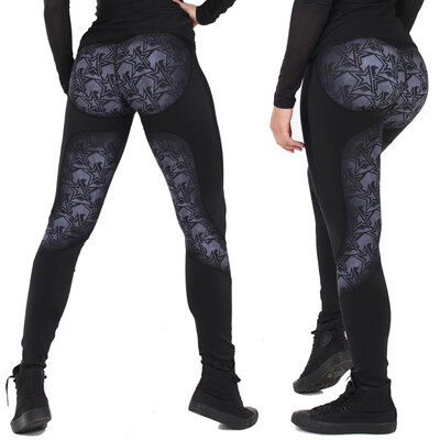 

Tailored Women Ladies Fashion Staars Print High Waist Pants Leggings Running Yoga Pants