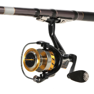 

91 Ball Bearings Spinning Reel Lightweight Ultra Smooth Spinning Fishing Reel LeftRight Interchangeable Collapsible Handle 2000