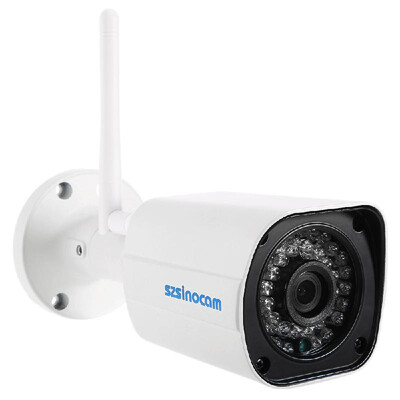 

szsinocam 720P HD Wireless WIFI Bullet IP Camera 10MP 14 CMOS 4mm Lens 36pcs IR LEDS Support Night Vision Motion Detection Ph