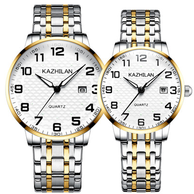 

Old watch dad mens large digital dial waterproof luminous spring with old watch ladies quartz watch