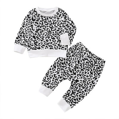 

2pcs Unisex Baby Cotton Camo Print Warm Autumn Tops Pants Boys Clothing Set