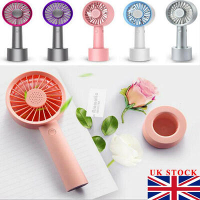 

MINI PORTABLE POCKET FAN COOL AIR HAND HELD COOLER USB RECHARGEABLE ELECTRIC UK