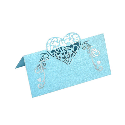 

New Hot 50PCS Love Wedding Seat Card Invitation Card Holiday Day Blessing Greeting Card for Universal Setting the Atmosphere Table