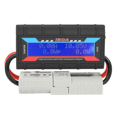 

150A Watt Meter Power Analyzer w2 Plugs LCD Backlight for RC Drone Battery