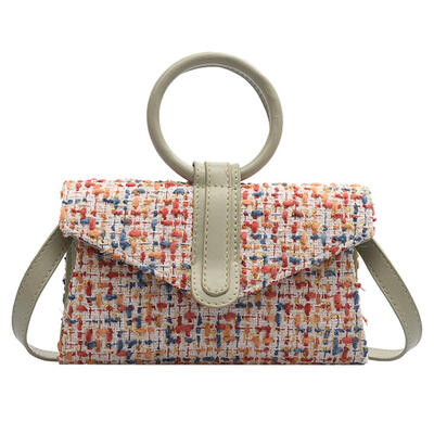 

Hit Color Shoulder Messenger Handbags Woven Women Crossbody Top-handle Bags