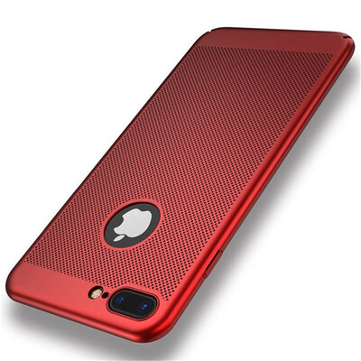 

Goowiiz Phone Case For Iphone 55sSe66s Full Protection Slim Hard PC Breathable Grid Back Cover