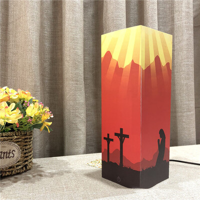 

Gobestart Bedside Lamp Night Light Warm White Bulb Dimmable Gift Wood Table lampdecorative