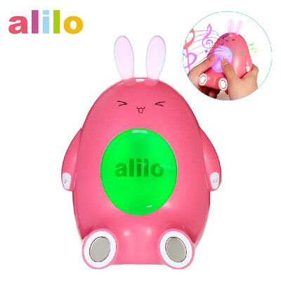 

alilo Bunny Rhythm Training Storyteller Fantastic Drum 7 Color Changing LED Lights Smart Interactive Toy Musical & Educational Toy