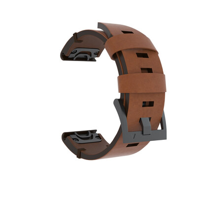 

〖Follure〗Leather Replacement Watch Band Quick Release Wrist Strap For Garmin Fenix 6