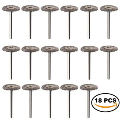 

18pcs Stainless Steel Wire Wheel Brush Polishing Set For Rotary Tools Replace