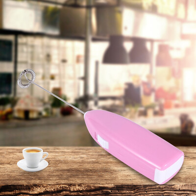 

4 Colors Fashionable Hot Drinks Milk Coffee Frother Eggbeater Foamer Electric Mixer Stirrer