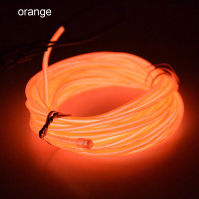 

Siaonvr Flexible LED Light EL Wire String Strip Rope Glow Decor Neon Lamp USB Controlle