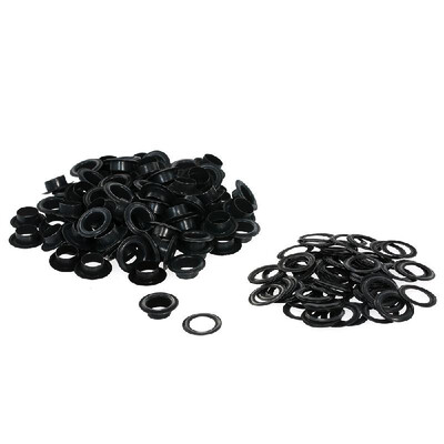 

Grommet Kit 100 Set 10mm 2 5in Inside Diameter Grommet & Gasket Setting Tool Metal Eyelets for Shoes Clothes Leather Crafts DIY