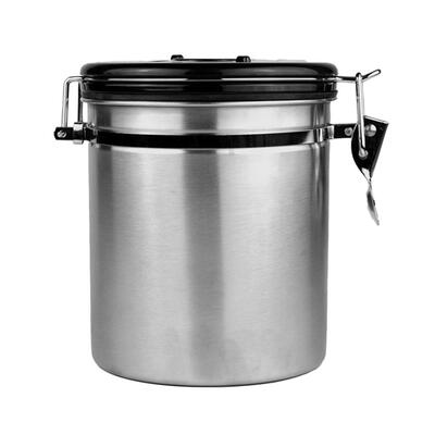 

Stainless Steel Coffee Tea Sugar Bean Tanks Sealed Cans Storage Box Case