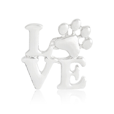 

New Love Paw Brooch Dog Paws Cat Kitten Claw Pins Gold Silver Color Sweater Pin Badge Gift