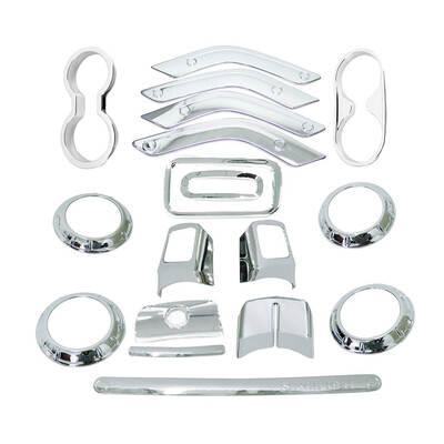 

18PCSSet ABS Interior Decoration Trim Cover Full Kit for Jeep Wrangler 2011-2017 Car Decorative Accessories Trim