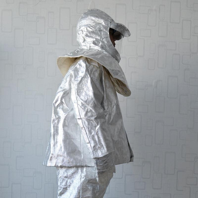 

Flower protection brand aluminum foil insulation clothing aluminum foil clothing fire fighting clothing aluminum fireproof anti-ch