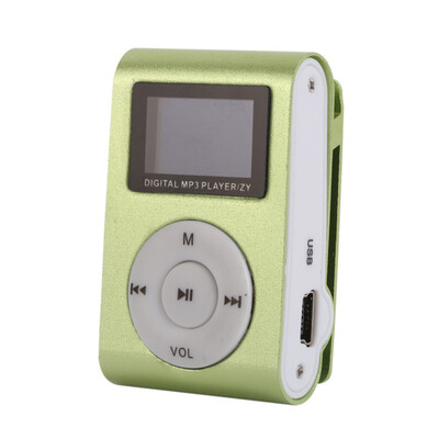 

Mini mp3 USB Clip MP3 Player LCD Screen Support 32GB Micro SD TF CardSlick stylish design Sport Compact