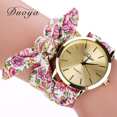 

DUOYA Brand Handmade Braided Women Wrist Watch Fashion Rope Ladies Quarzt Watches Relogio Feminino 533