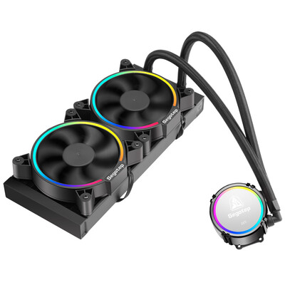 

Xingu Segotep ice cool 240RGB Zhi collar version integrated water-cooled CPU radiator automatic water flow RGB color eight motor Intel & am4 interface