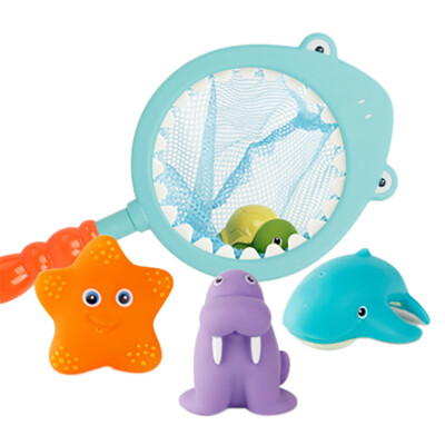 

Tailored Baby Bath Toys Fun Bath Time Bath Toys 5PCS Marine Animal Bath Toys Set