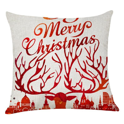 

Christmas Throw Pillow Covers Pillowcase Decorative for Sofa Bed 18x18 Inches