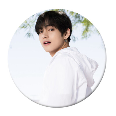 

KPOP Bangtan Boys BTS LightBoy With Luv Brooch Pin Badge For Clothes Hat Bag