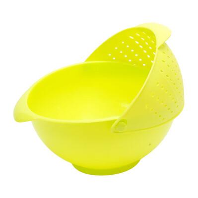 

Candy Color Multifunction Kitchen Colander Wash Rice Vegetable Drain Basket Fruit