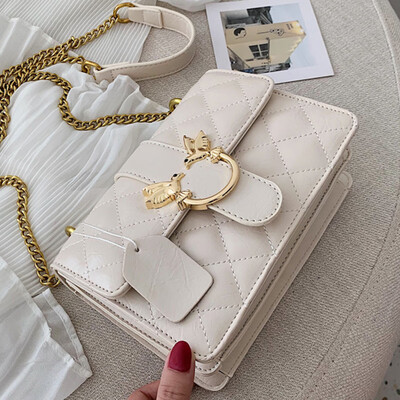 

North bag Western style womens bag 2019 popular new Korean Joker Messenger bag simple fashion shoulder small square bag