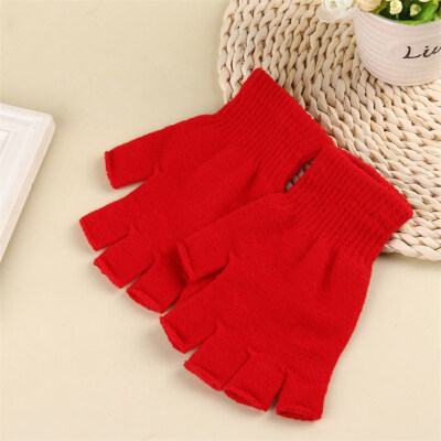 

Unisex Winter Warm Knitted Fingerless Half Finger Gloves Fingerlose Halbe Finger Warme Stricken