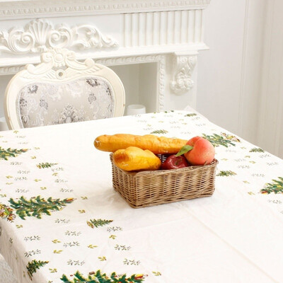 

Christmas Santa Pattern Easy Wipe Clean Disposable Table Cloth Thanksgiving Wedding Festival Holiday 110180cm
