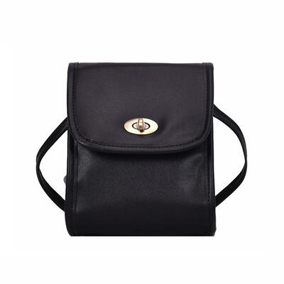 

Vintage Teenage Girls PU Leather Solid Shoulder Bags Mini Crossbody Bag