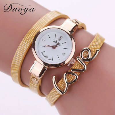 

RM Fashion Leather Strap Ladies Bracelet Watch Simple Small And Exquisite Dial