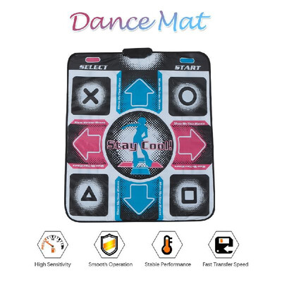 

Dance Mat Dancing Step Pad Game Mat Daily Exercise Non-slip Dance Blanket Universal USB Plug for PC