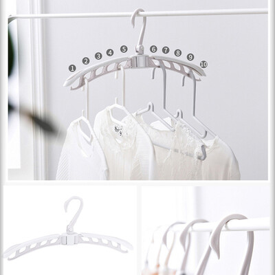 

〖Follure〗Folding Drying Rack Underwear Socks Clip Multi-functional Clothes Rack 10 holes