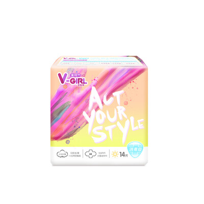 

Unable V-GIRL Sanitary Napkin Dry Type Mini Towel 188mm 14 pieces
