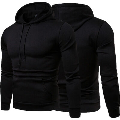 

Mens Winter Hoodies Slim Fit Hooded Sweatshirt Outwear Sweater Warm Coat Jacket