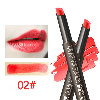 

Press-type color Matte lipstick Makeup Waterproof Pumpkin Color Finished Matte Lipstick Cosmetics