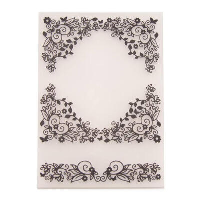 

Flower Vines Plastic Embossing Folder DIY Scrapbooking Photo Album Template