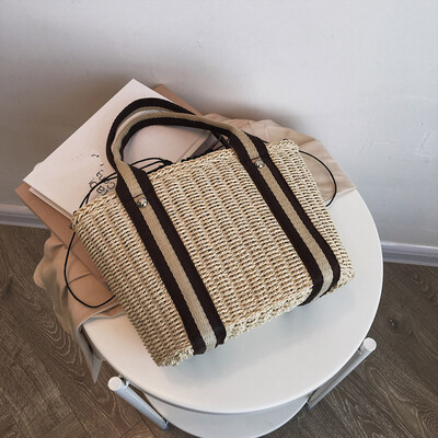 

Tailored Fashion Ladies Beach Wild Woven Wild Shoulder Bag Messenger Bag Handbag