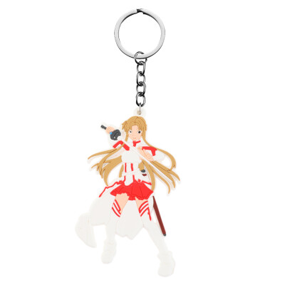 

CAR-TOBBY Sword Art Online PVC anime key chain key chains keyring gift new