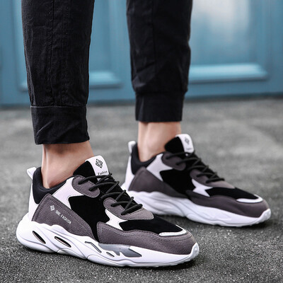 

Autumn mens shoes sports&leisure Korean version of the trend of the network red tide shoes wild old man bear summer shoes
