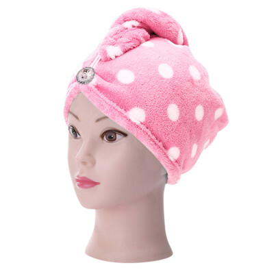 

Siaonvr Microfiber Hair Turban Quickly Dry Hair Hat Wrapped Towel Bathing Cap