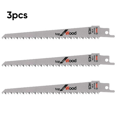

3pcs 150mm 6 HCS Reciprocating S644D Saw Blades For Wood Pruning Extra Sharp
