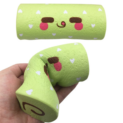 

Tailored Squishy Swiss Roll Emoji Scented Charm Slow Rising Squeeze Stress Reliever Toys