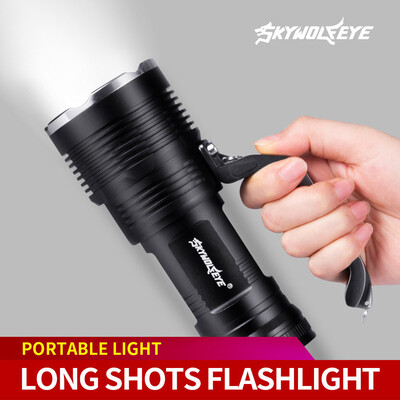 

Saidsome Tactical Military USB Recharge XHP50 LED Flashlight 18650 Torch Work Light Headlamp flashlight lamp